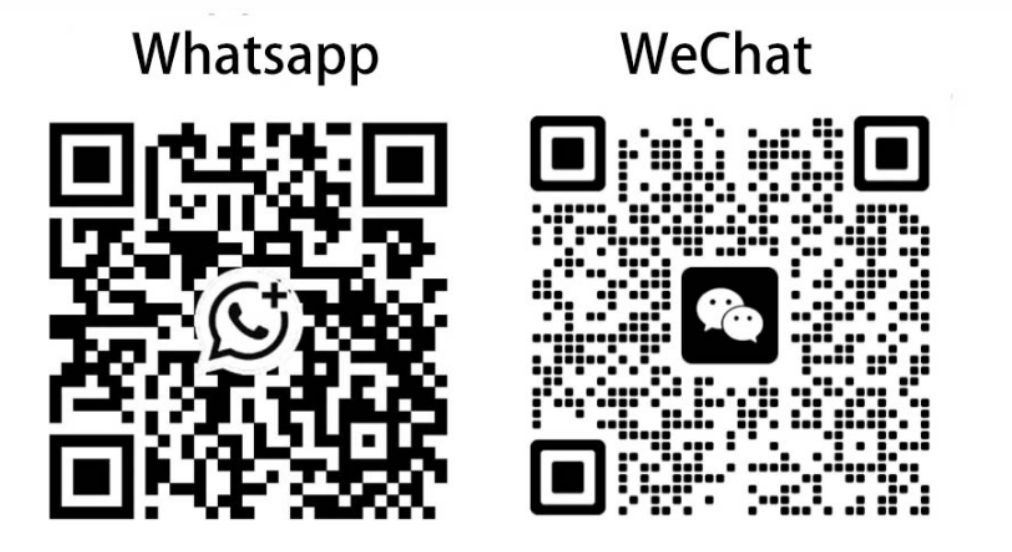 Códigos QR de WhatsApp e WeChat da Camp-Shinning